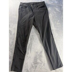 Lululemon ABC Pant‎ Slim Utilitech Men’s Size 32 Black 5 Pocket Jean